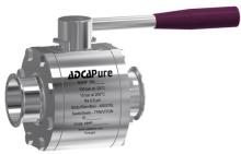 Válvula de bola con cuerpo de tres piezas M3HP DN65-100 BPE